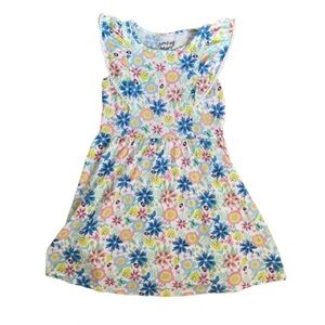 Jumping Beans Cotton Spring Flower Dress Girl’s S(6) Soft